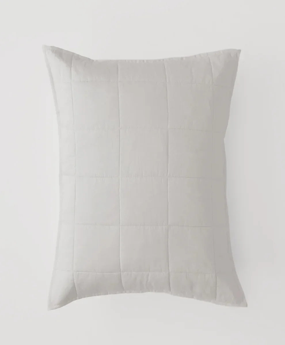 organic quilted sham 2-pack