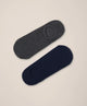 charcoal heather/maritime navy