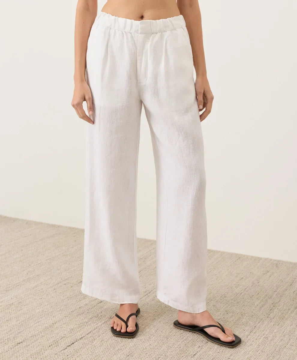 clearance linen easy trouser pant
