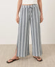 coastal stripe navy blue