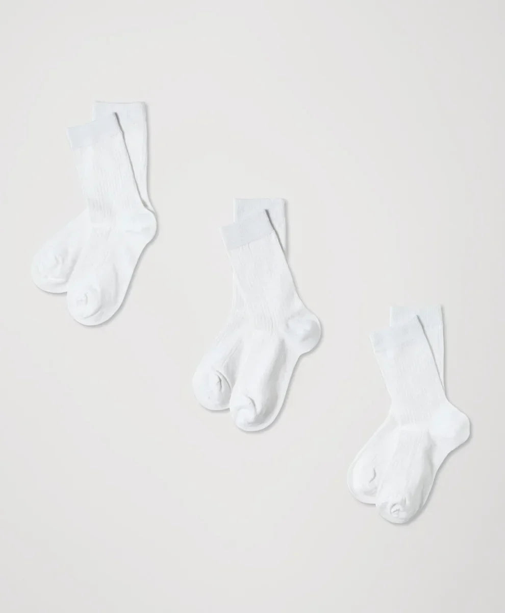 clearance perfect crew socks 3-pack