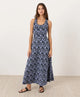 paradise petals navy blue