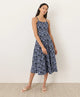 paradise petals navy blue