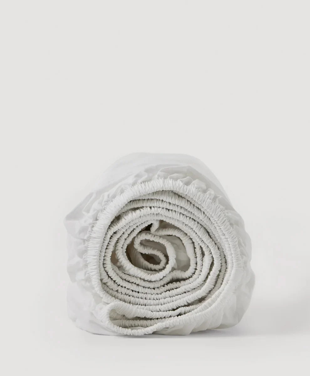 organic cool-air percale fitted sheet