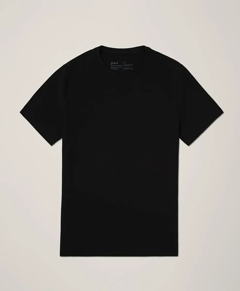 luxe essential slim fit crewneck tee