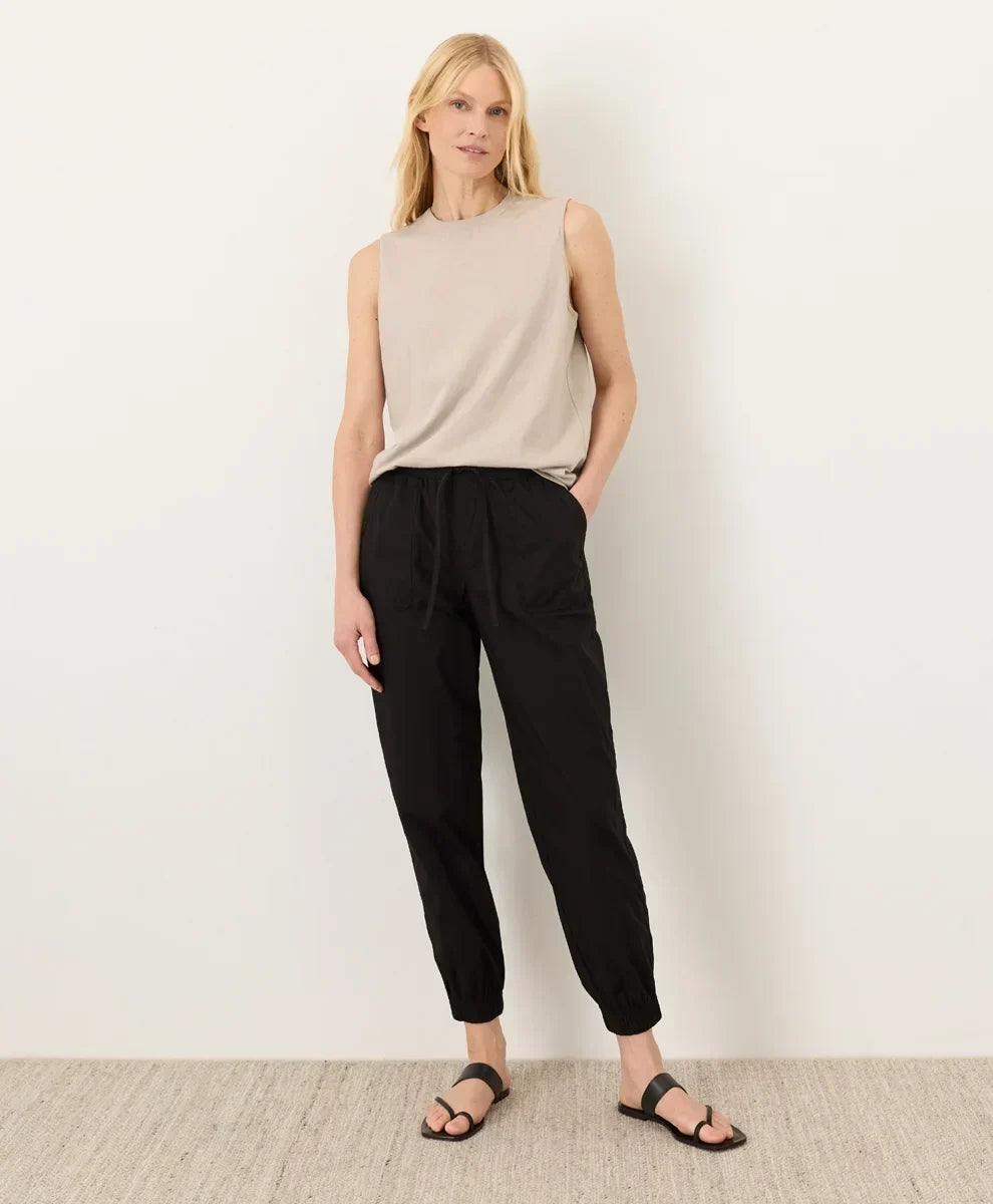 clearance stretch poplin jogger