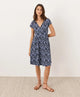paradise petals navy blue